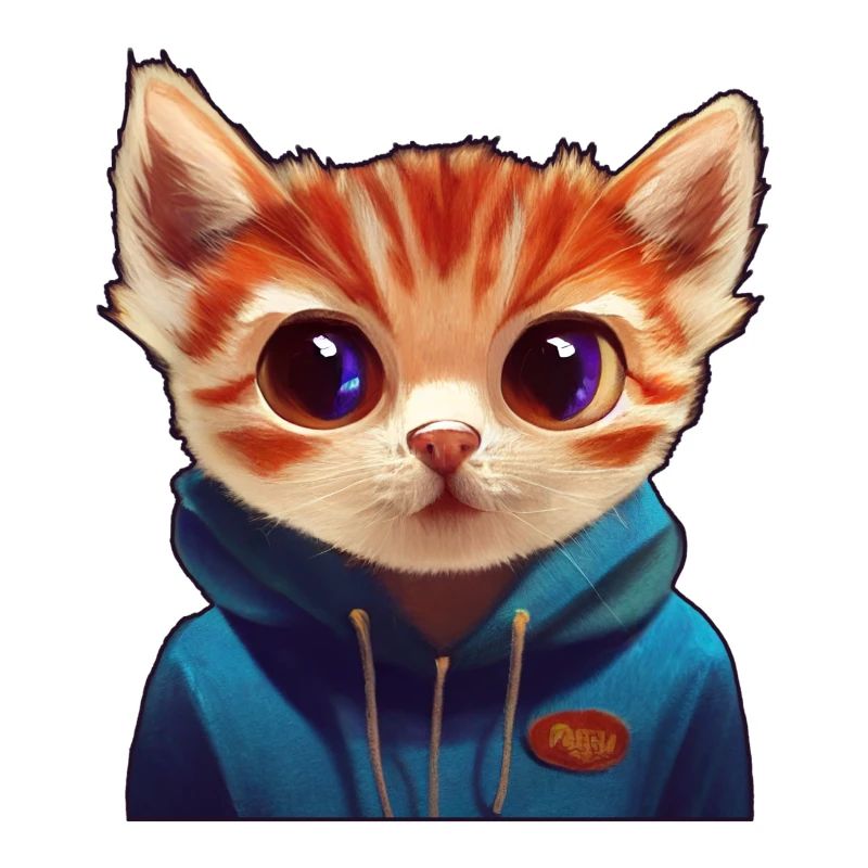 Kitten mit Pullover