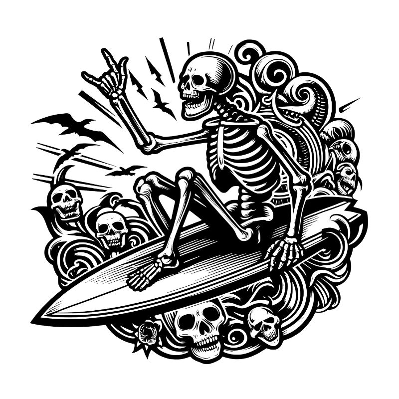 A Skeleton surfer