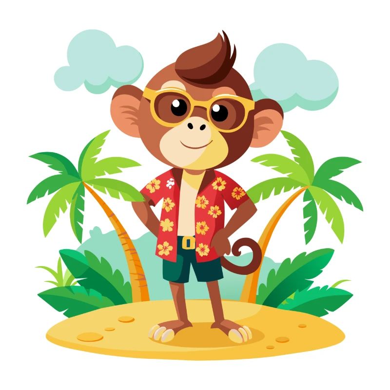 Jungle Junior: Playful Monkey Adventure