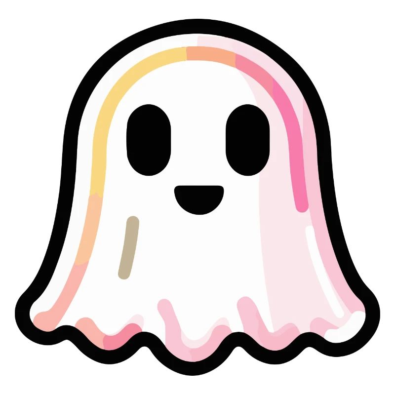Geist Halloween Witzig Süß