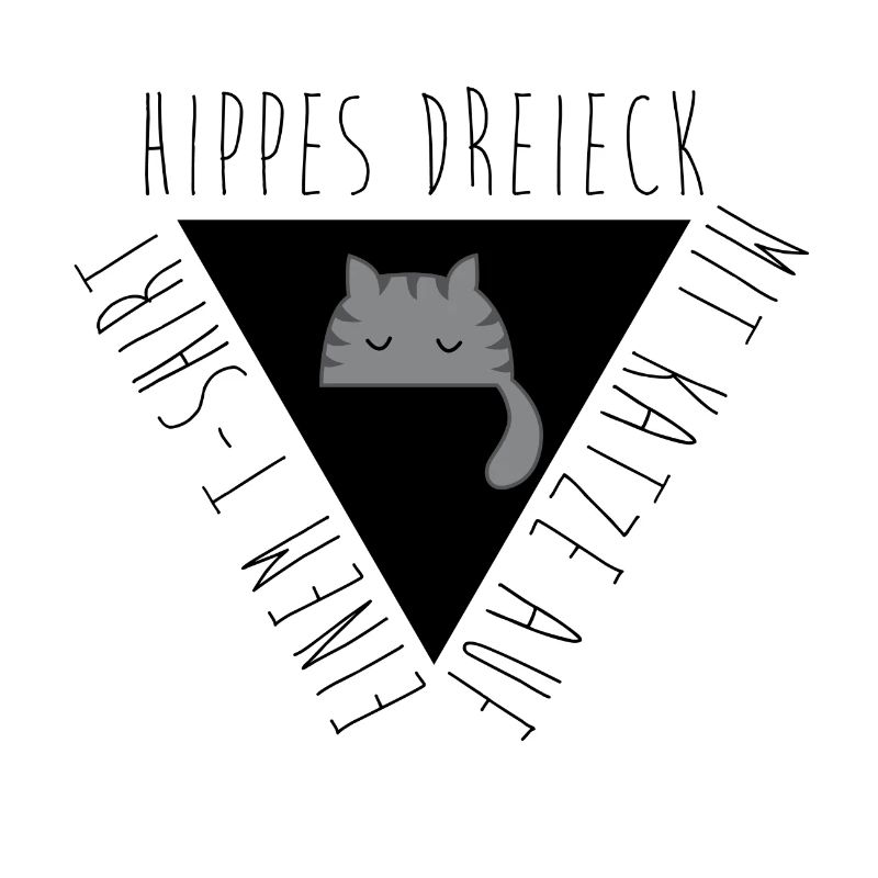 Hip triangle avec le chat