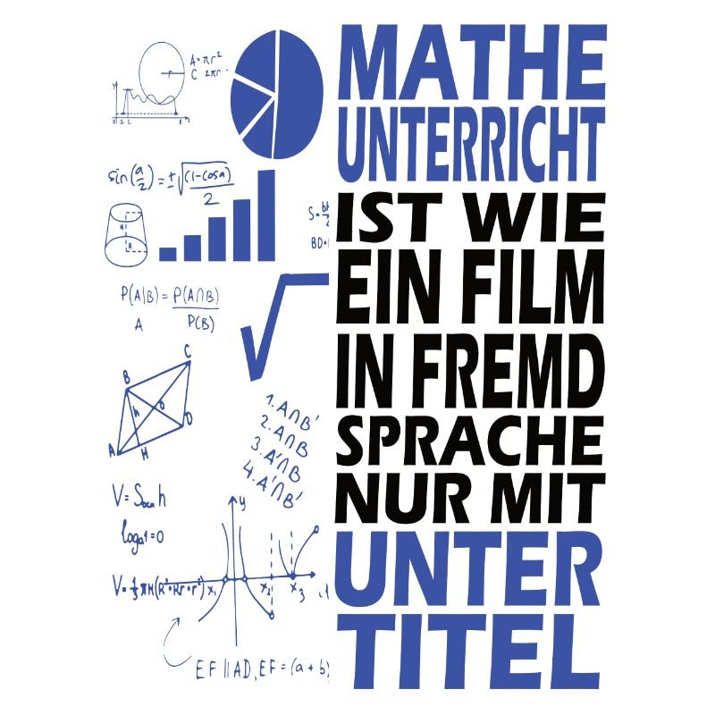 Math school student profession gift