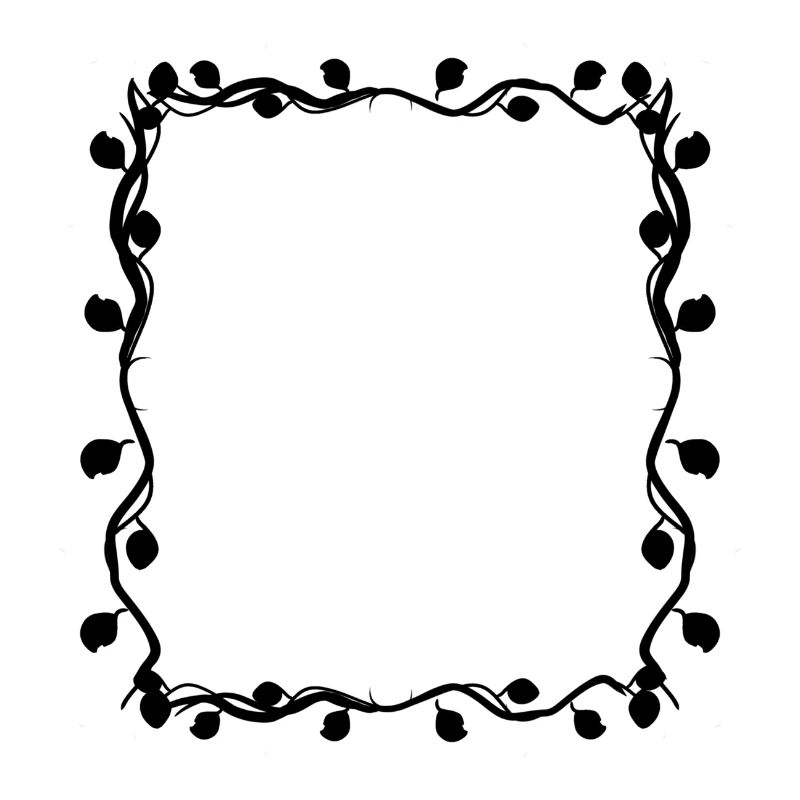 Leaves Square Branches Frame Square