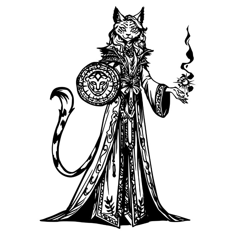 Tabaxi Cleric RPG Game