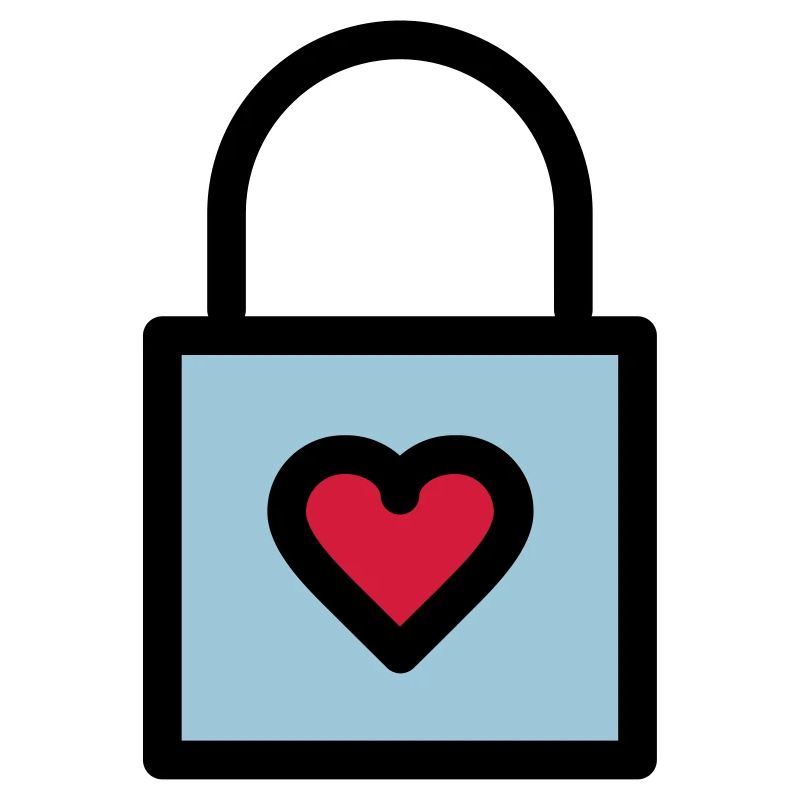 Cadenas, serrure d'amour