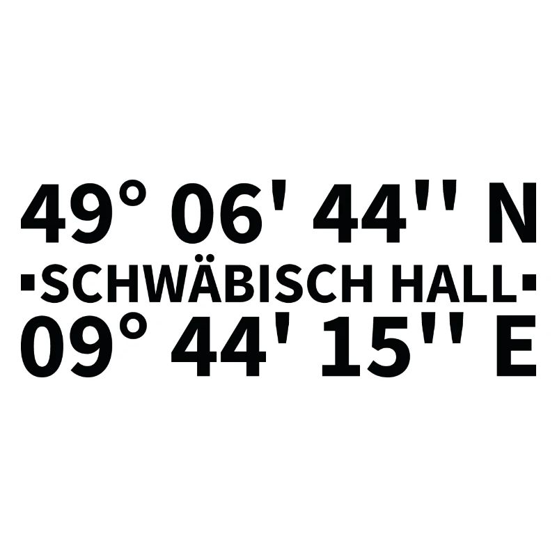 Schwäbisch Hall Coordinates