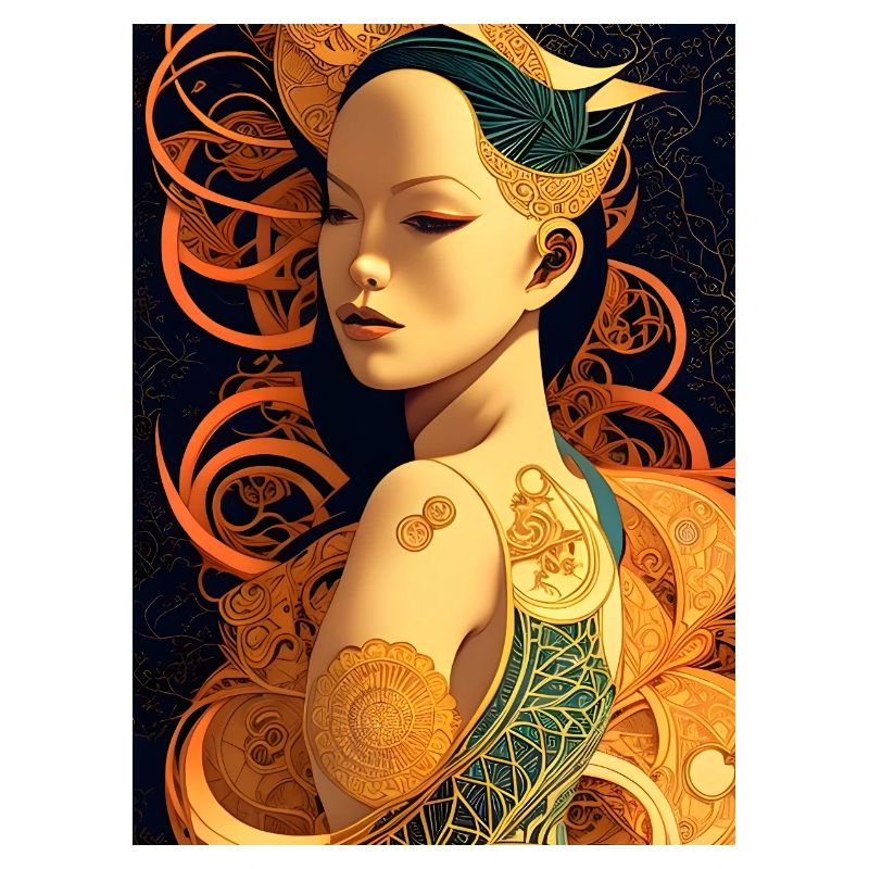 Narada - Mechanisch geometrischer Kunst Stil