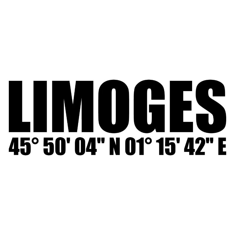Coordonnées de Limoges