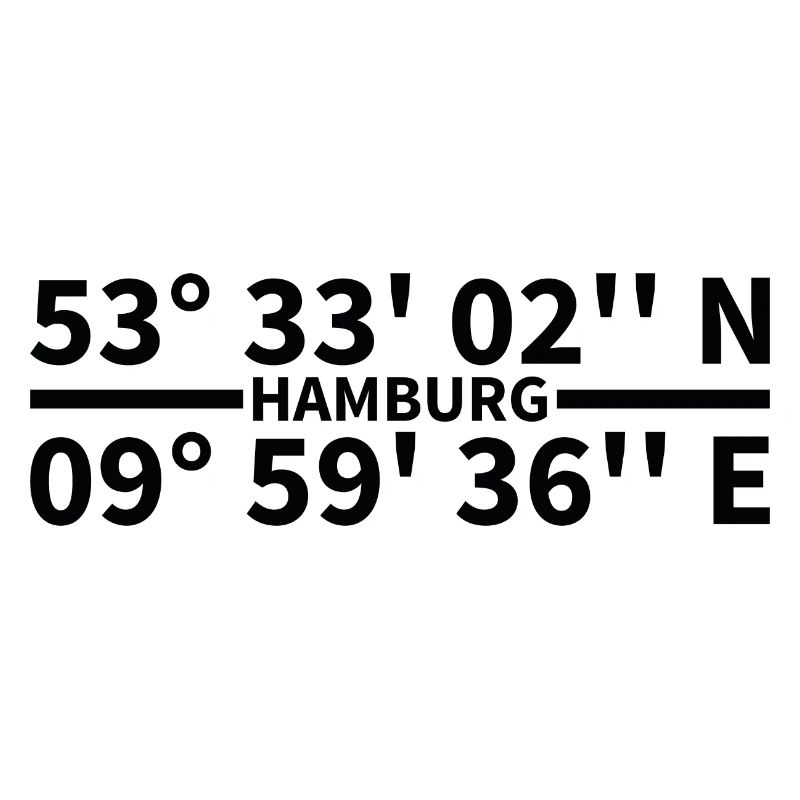 Coordonnées de Hambourg