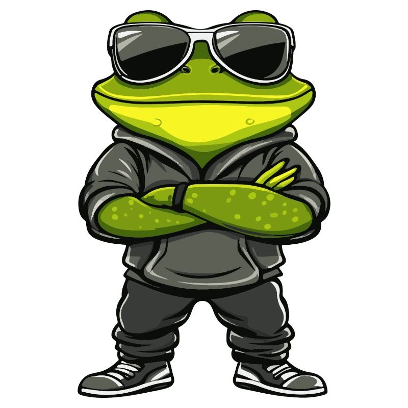 Frosch Comic Cool