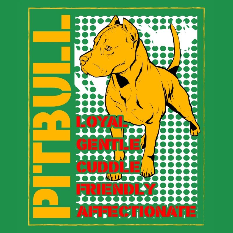 Pitbull loyal gentle cuddle friendly affectionate