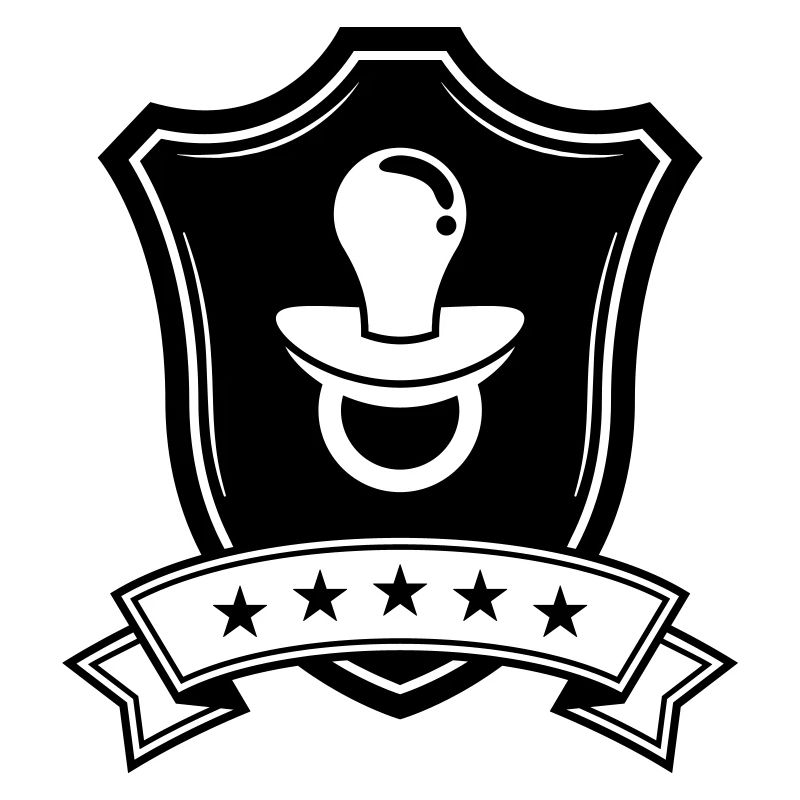 Schnuller Icon schild