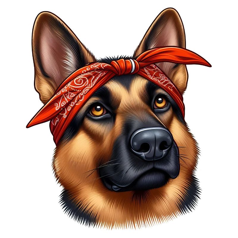Deutscher Schäferhund Der Rapper