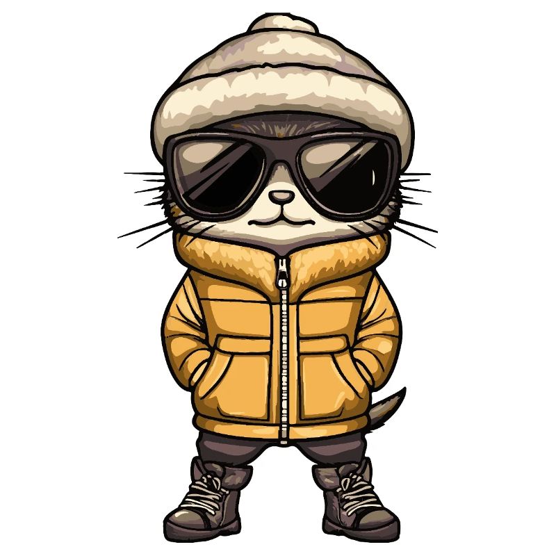 Erdmännchen Cool Comic