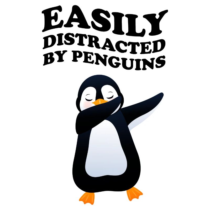Easily Distracted By Penguins Penguin Dab Dabbing