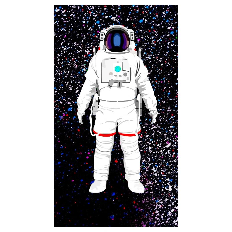 Image spatiale d’astronaute flottant