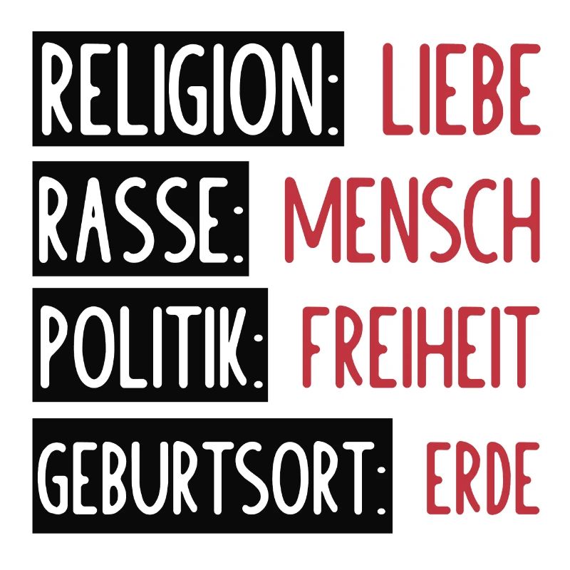 Statement - Keine Trennung oder Spaltung