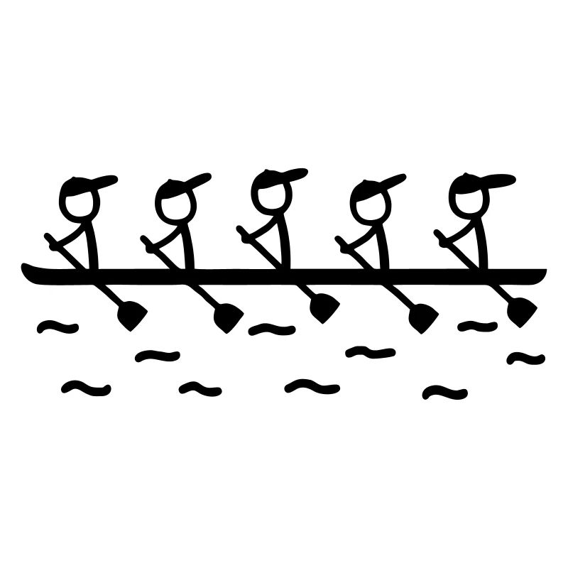 Rowing boat five