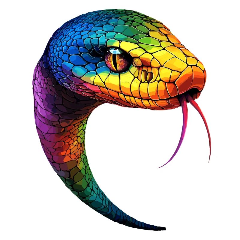 Serpent Python Cobra Mamba Serpent à sonnettes Serpent