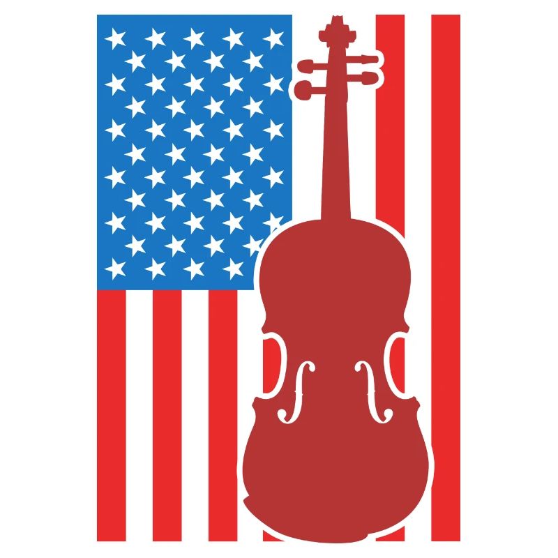 Fiddle USA Flag