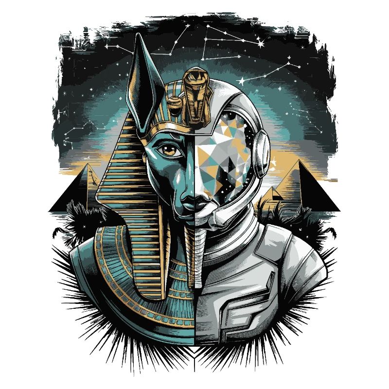 Ancient Astronaut Anubis Futuristic Space Deity