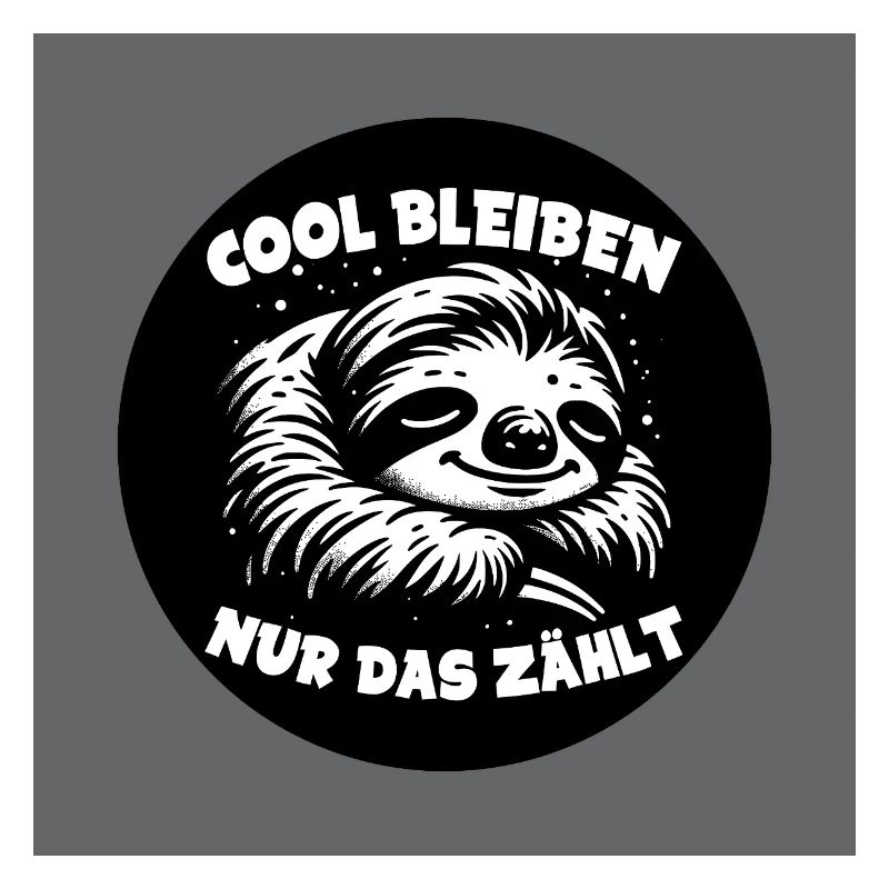 Faultier - immer cool bleiben - immer mit der Ruhe