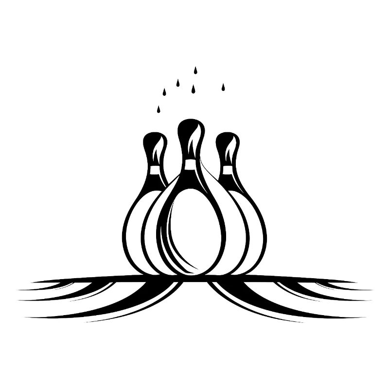Bowling Zeichnung