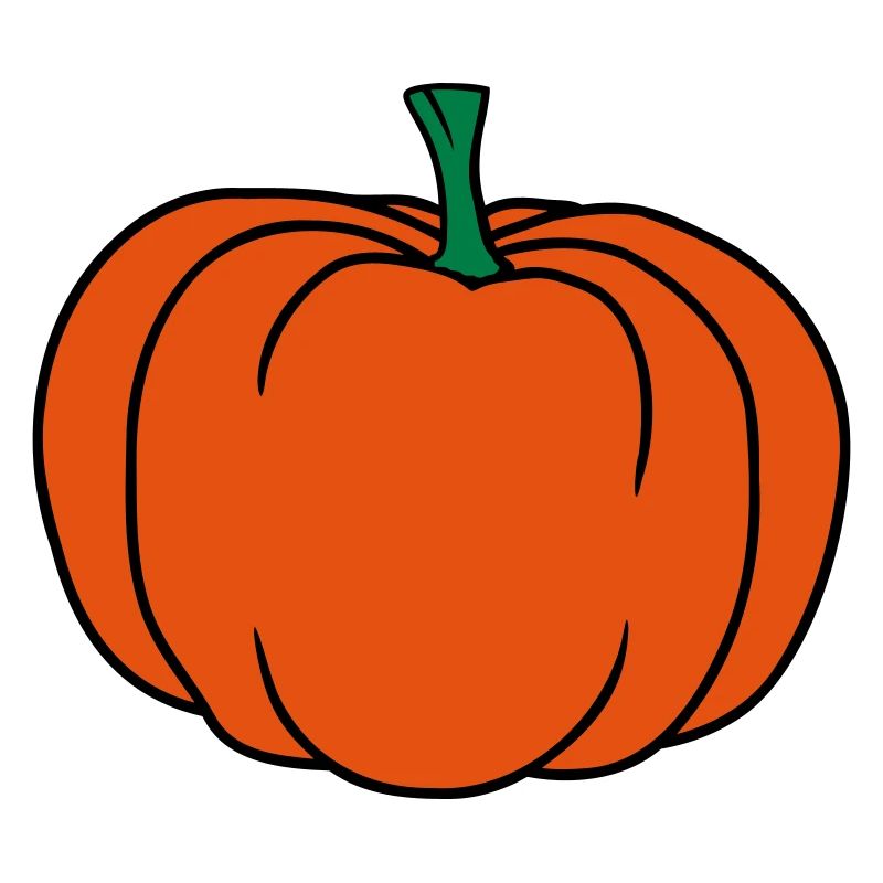 Pumpkin Comic Halloween Vegetables