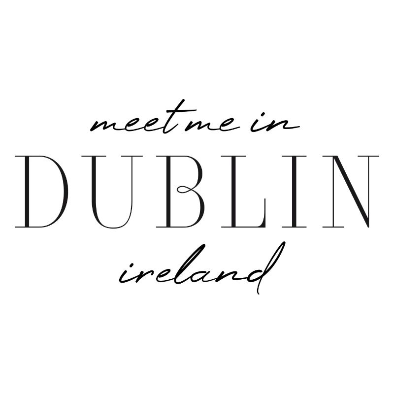 Dublin, Ireland Style Design T-Shirt