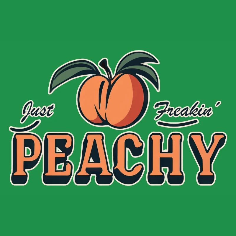 juste pêche - peach fruit dicton