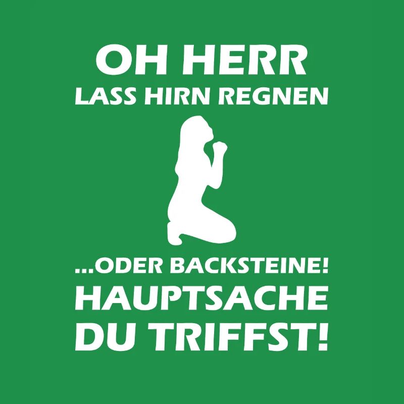 Oh Herr, lass Hirn regnen oder Backsteine