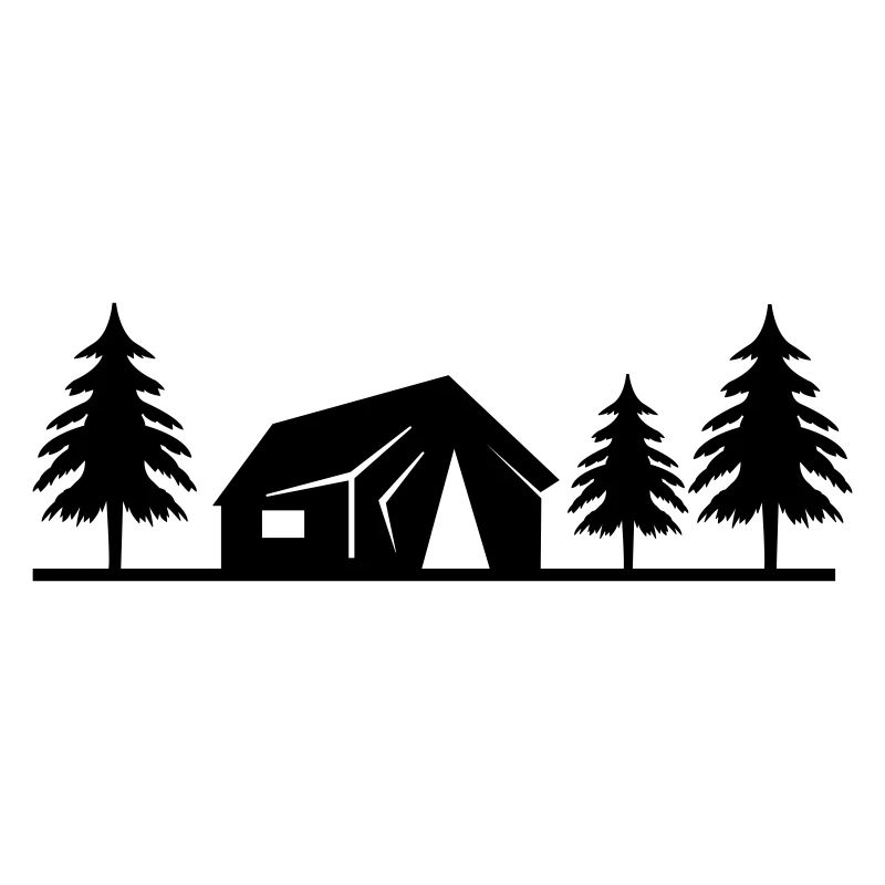 cabane dans la forêt