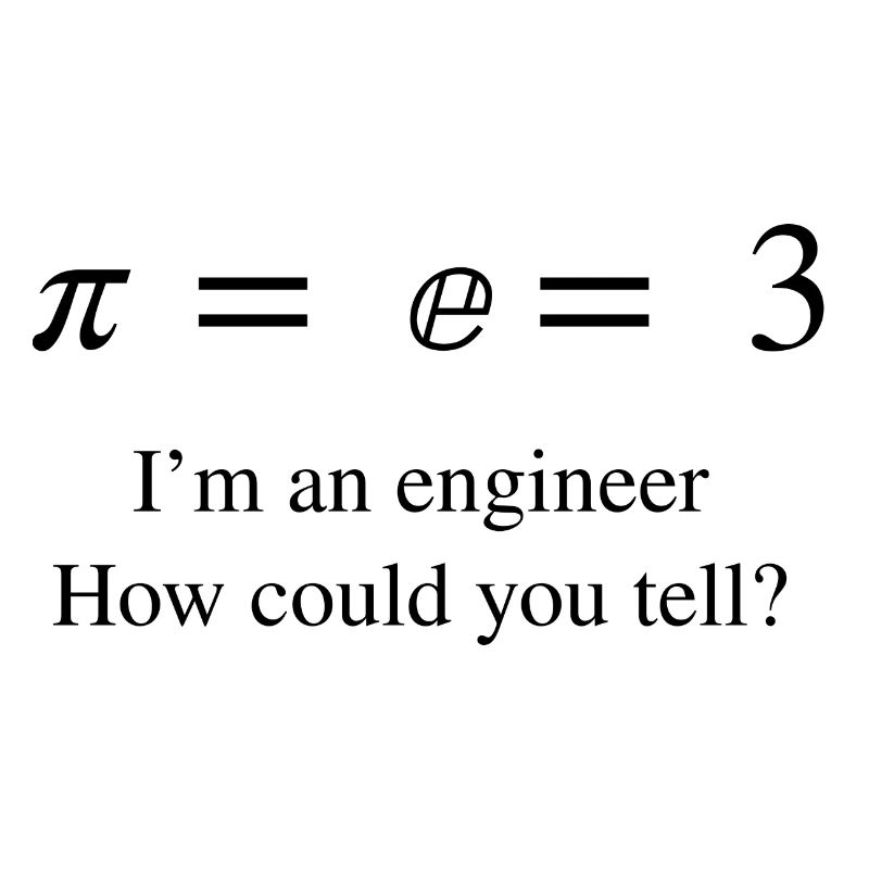 pi equals e #engineering