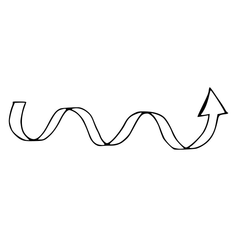 Flèche Serpent Flèches Forme Symbole Vecteur