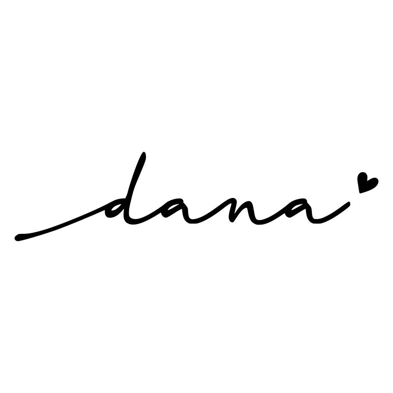 Dana Cursive Name