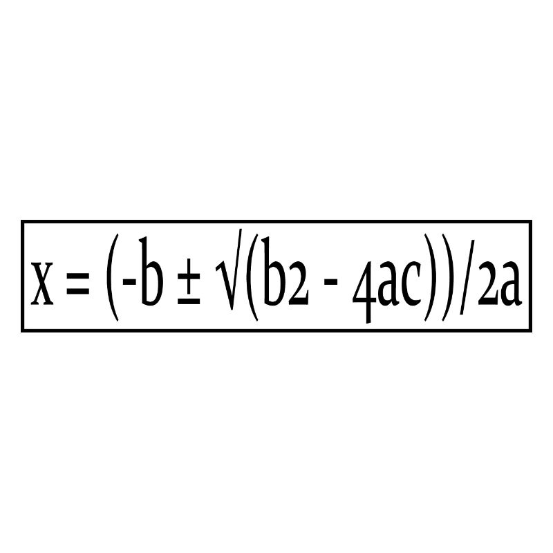 Quadratic Formula For Math Class 5