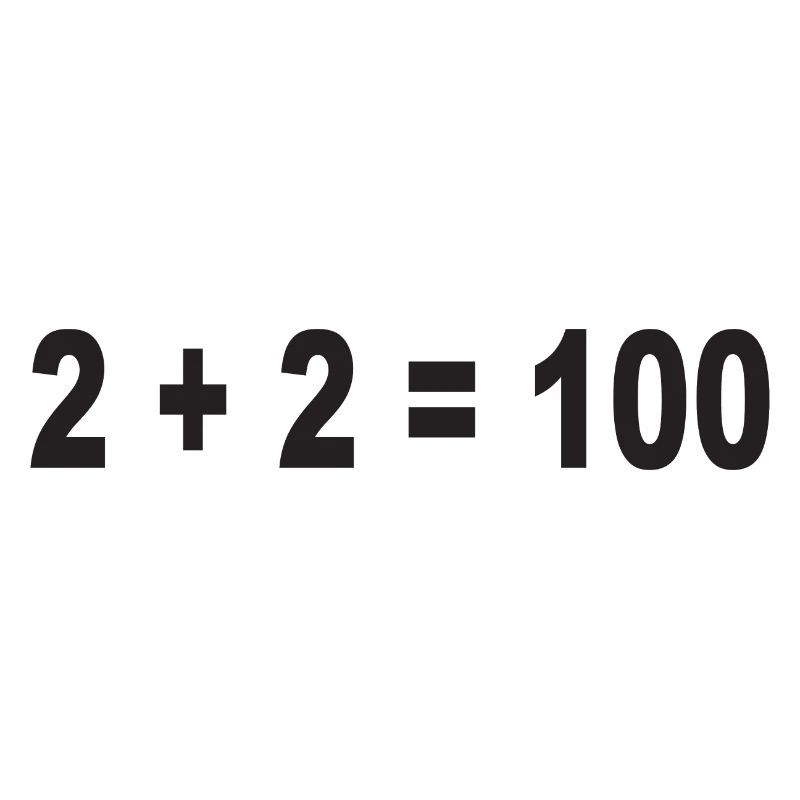 2 + 2 = 100 Binary Numbers
