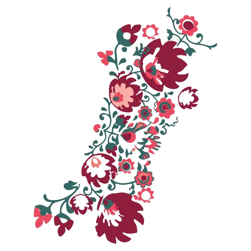 ornamente,blumen,rot,blume,ranke,floral