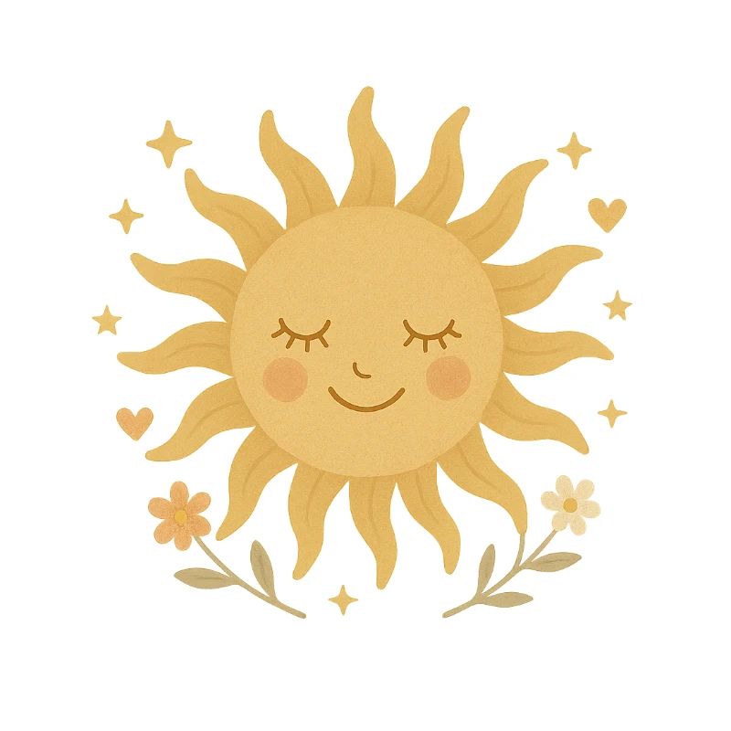 Sonnenschein Design – Sonne Kinder Boho Deko
