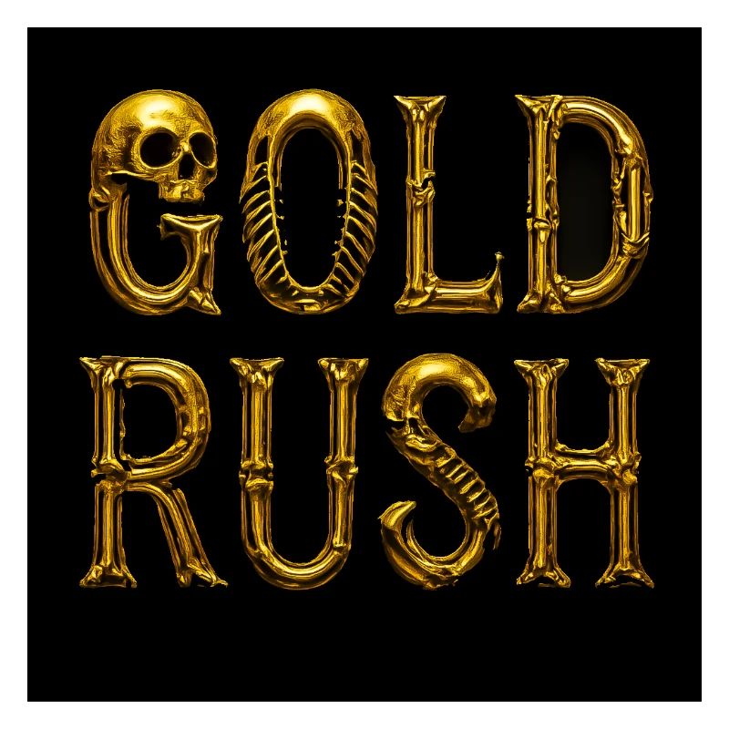 Conception de texte de ballon riche en argent