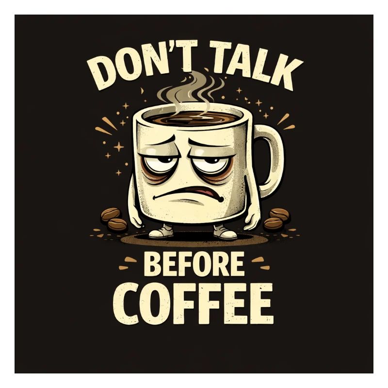 Don't talk before coffee