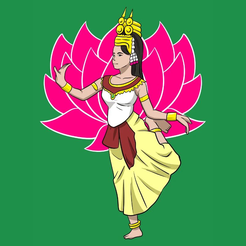 Cambodia Tradition Dance Khmer Apsara I Gift