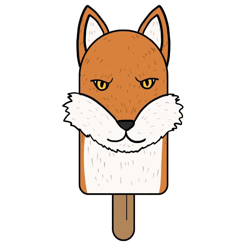 Fox Head Popsicle