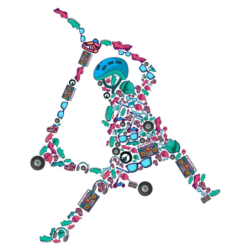 Scooter Roller Stunt E-Roller Kinder Jungen
