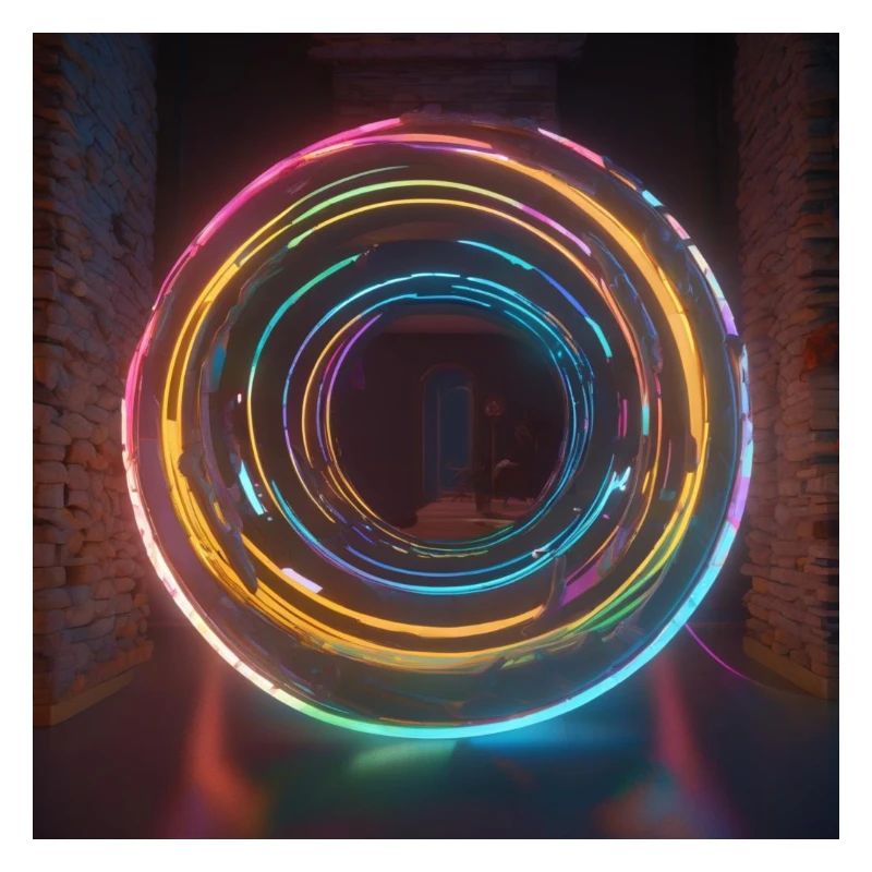 Cercles de néons