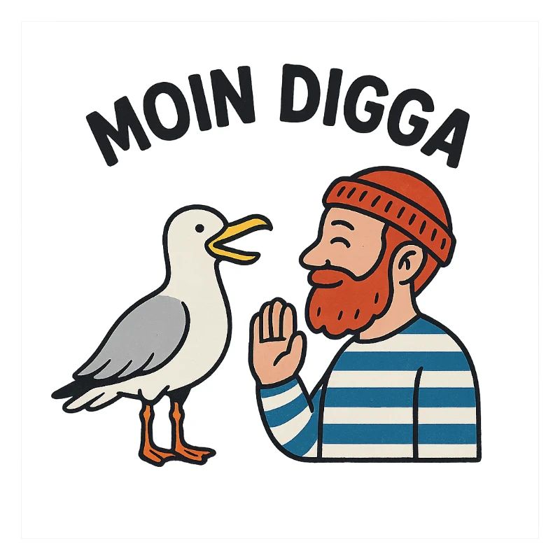 Moin Digga – Möwe trifft Mensch