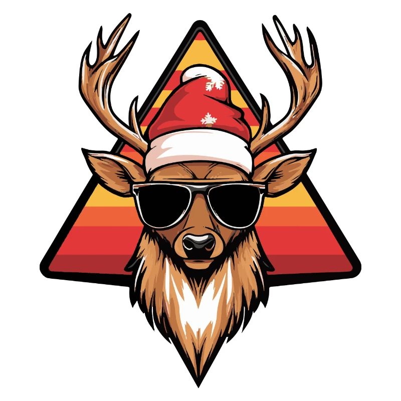 Deer Christmas Cool