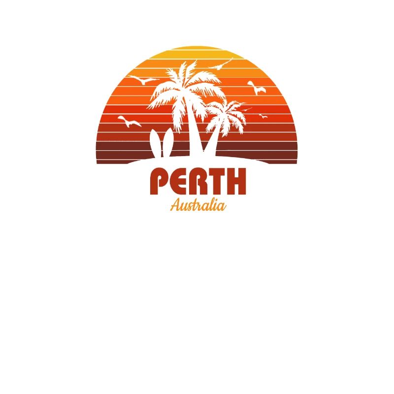 Cool Perth Australie plage coucher de soleil Souvenir
