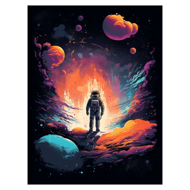 Astronaute de sortie dans l’espace