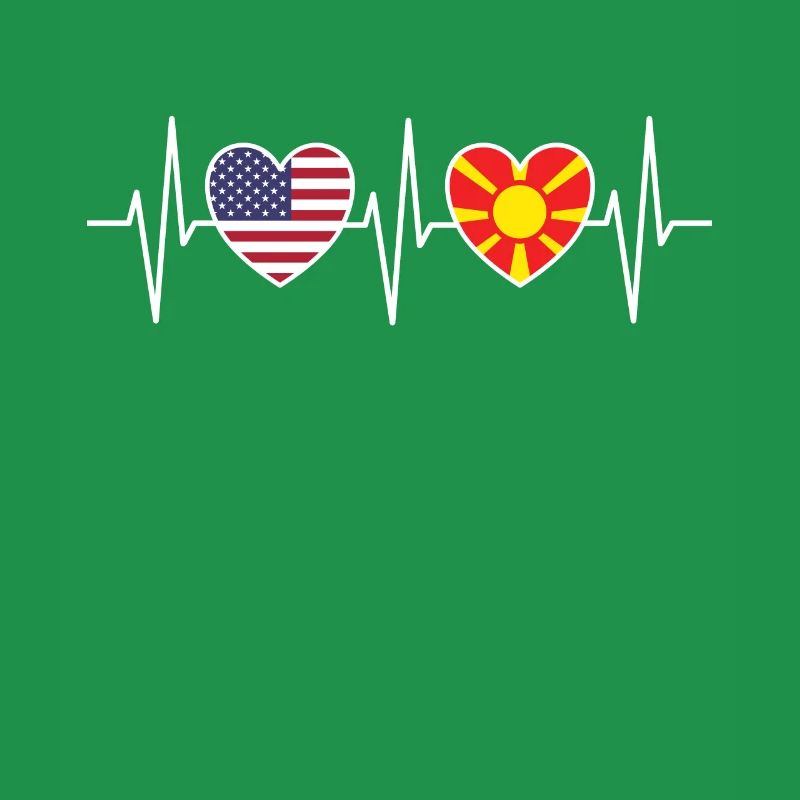 États-Unis et Macédoine Drapeau macédonien Drapeaux